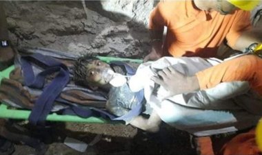 जीत गई जिंदगी ऑपरेशन राहुल कंप्लीट..  राहुल को 105 घंटे बाद बोरवेल से सुरक्षित बाहर निकाला गया