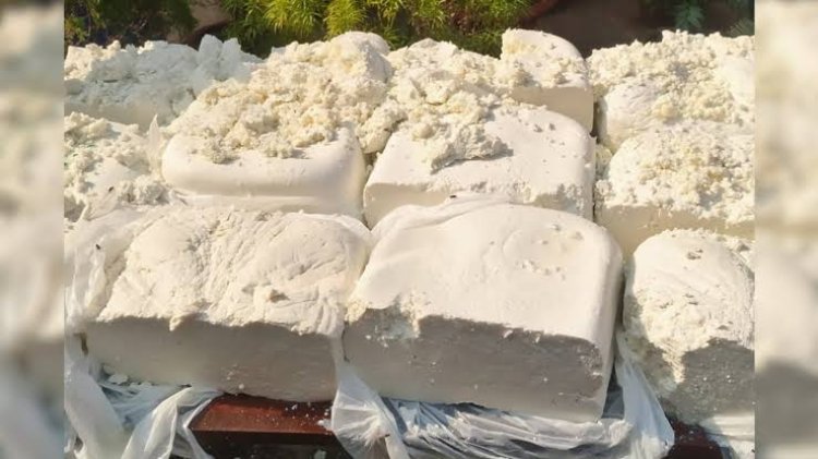 नोएडा में बिक रहा रिफाइंड से बना पनीर