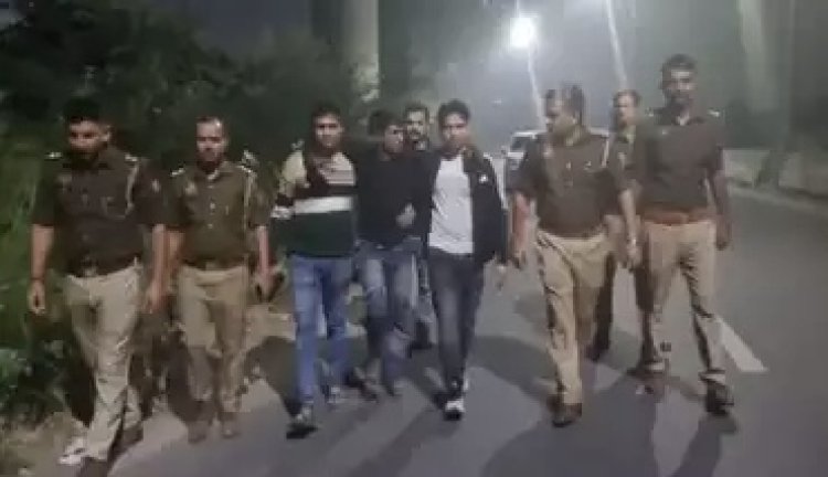 नोएडा पुलिस ने किया लुटेरों का एनकाउंटर, एक के पैर में लगी गोली, दो गिरफ्तार