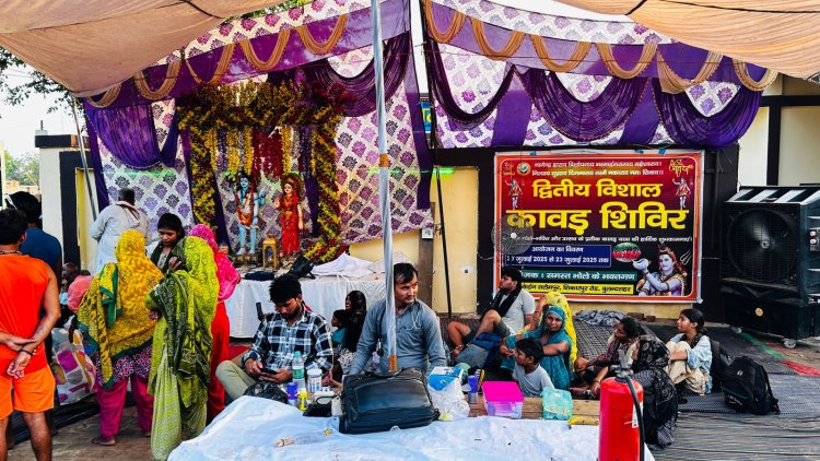 भक्तों के स्वागत में सजा सलेमपुर, कांवड़ शिविर में सेवा का अद्भुत नज़ारा
