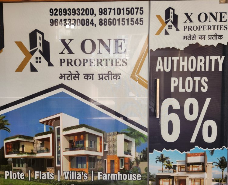 X One Properties में मिल रहे हैं प्राधिकरण के आवंटित 6 प्रतिशत किसान कोटा प्लॉट और लग्ज़री विला