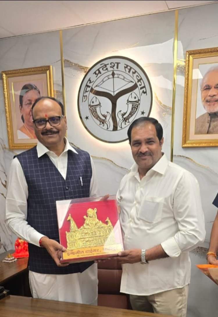 लखनऊ में भाजपा शीर्ष नेतृत्व से मिले इंद्रजीत सिंह टाइगर, दादरी से टिकट की दावेदारी हुई तेज
